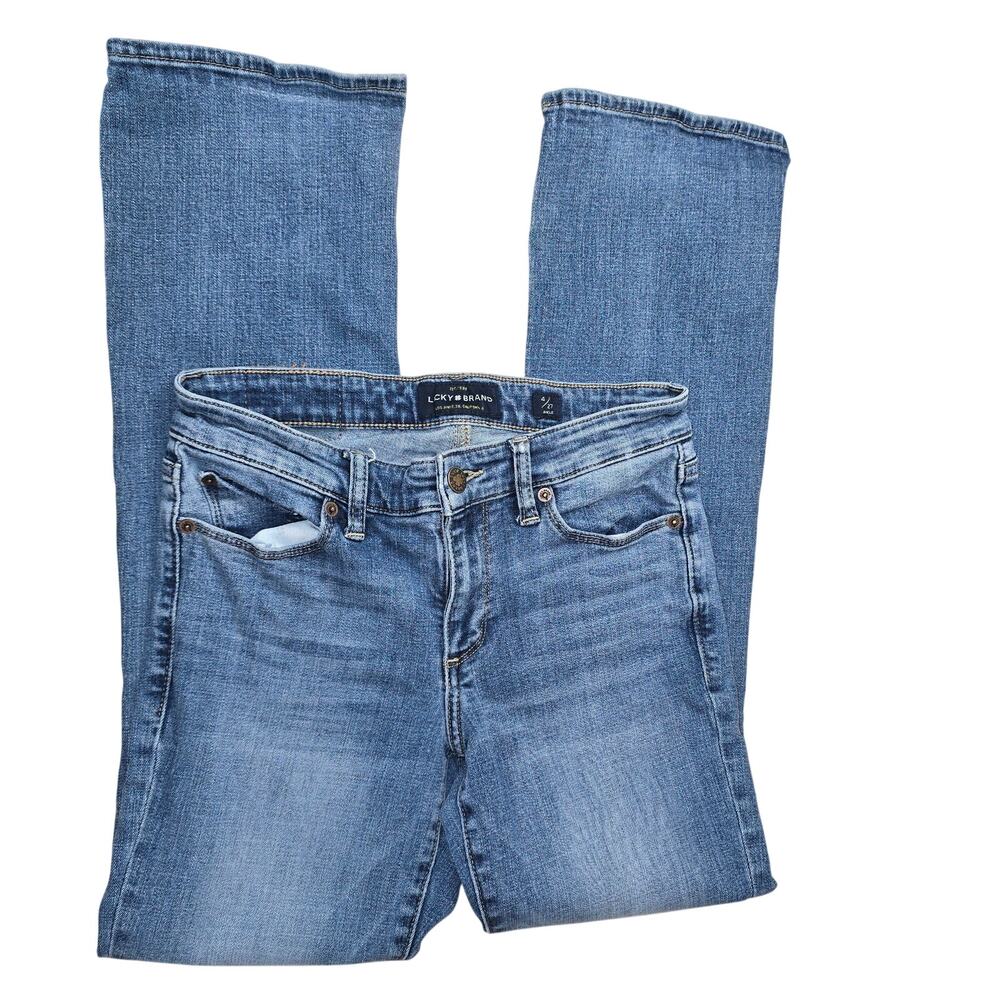 Y2k Style Low Rise Lucky Brand Sweet Boot Denim Jeans Size 4/27 Ankle